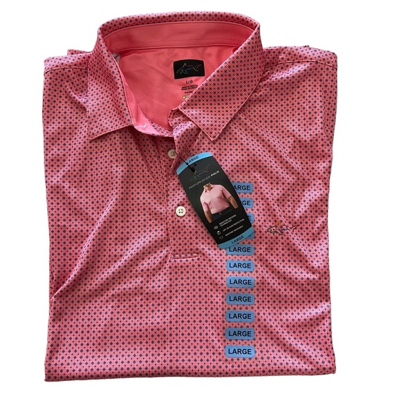 NWT Greg Norman Men's Performance Golf Polo Size Large - Picture 6 of 7